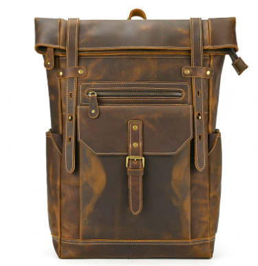Leder Laptop Rygsæk | JASPER