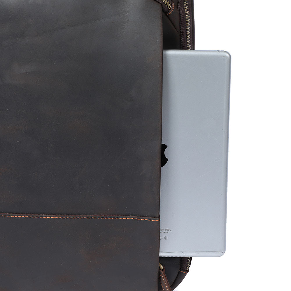 Læder Laptop Rygsæk | LARVIK