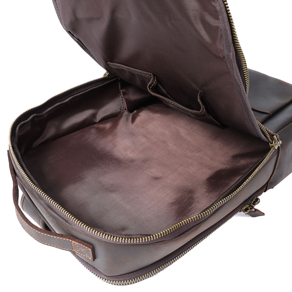 Læder Laptop Rygsæk | LARVIK