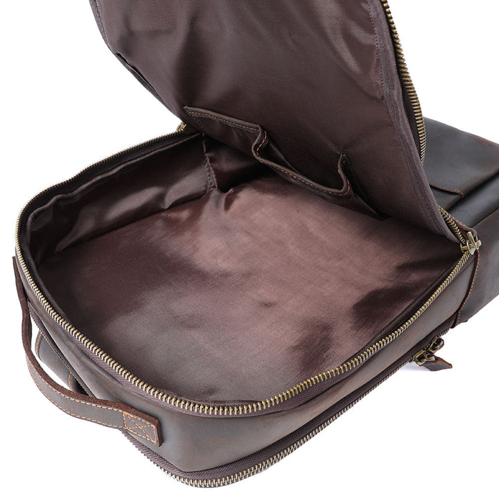 Læder Laptop Rygsæk | LARVIK