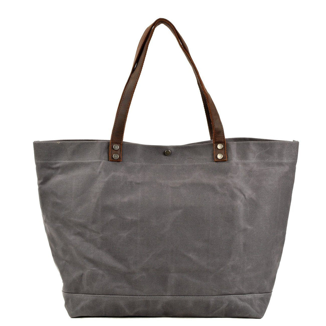 Vasket Lærred Tote Bag | BOVEC
