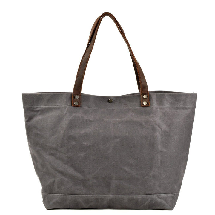 Vasket Lærred Tote Bag | BOVEC