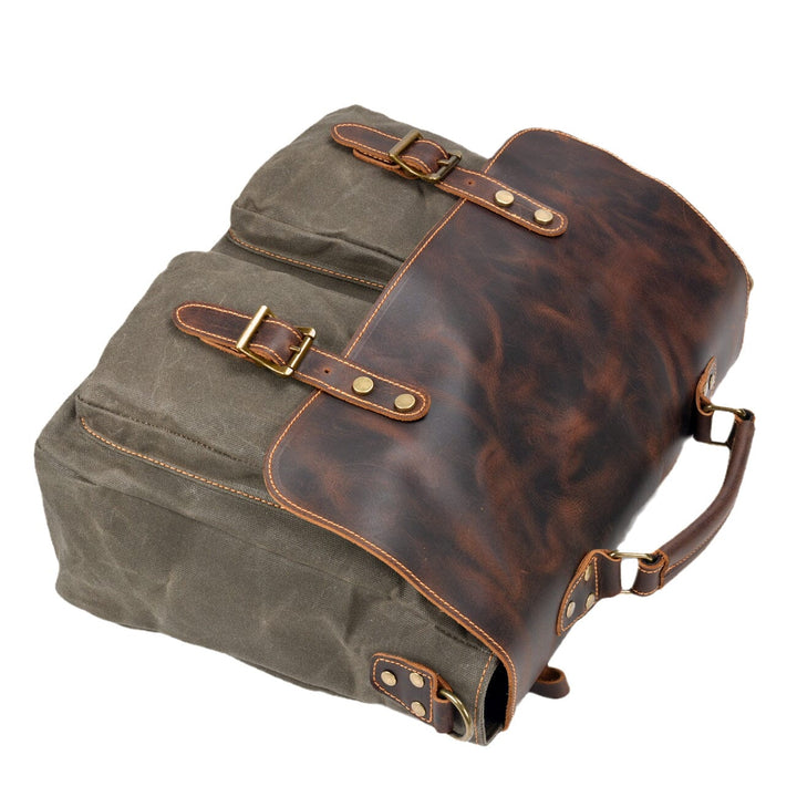 Vintage Lærred Skuldertaske | ANSEN