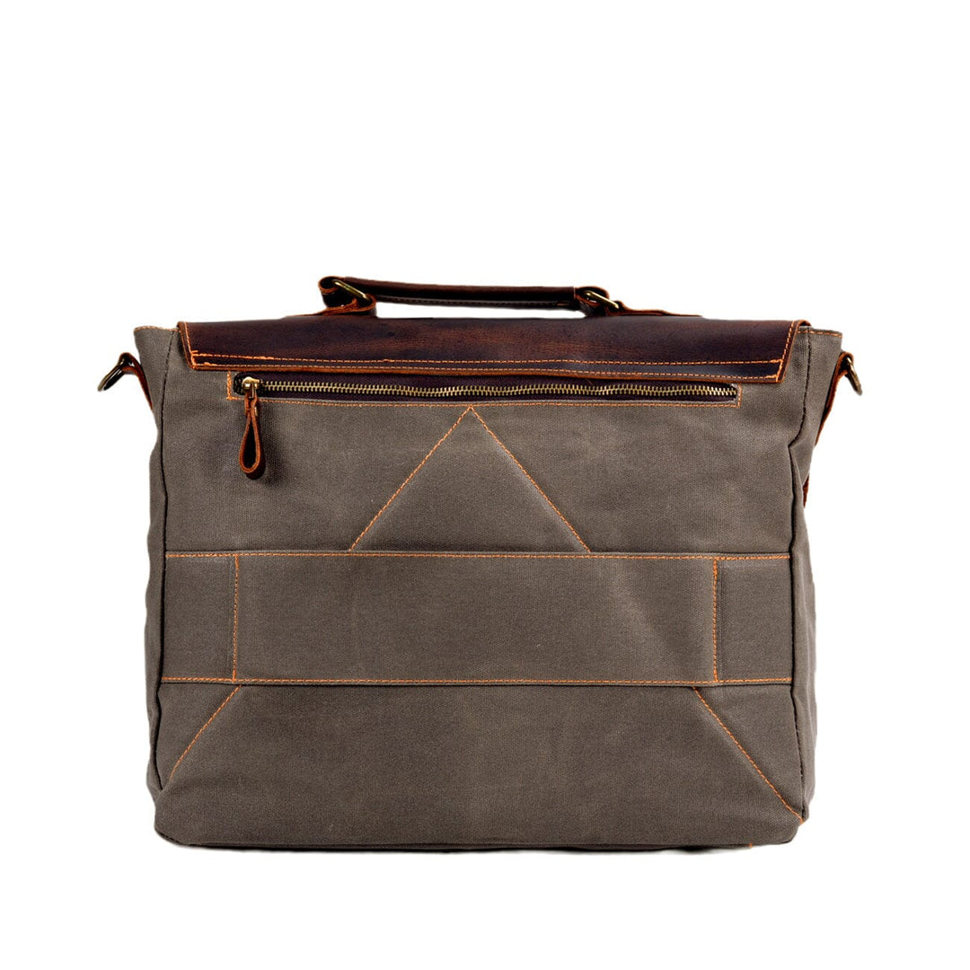 Vintage Lærred Skuldertaske | ANSEN