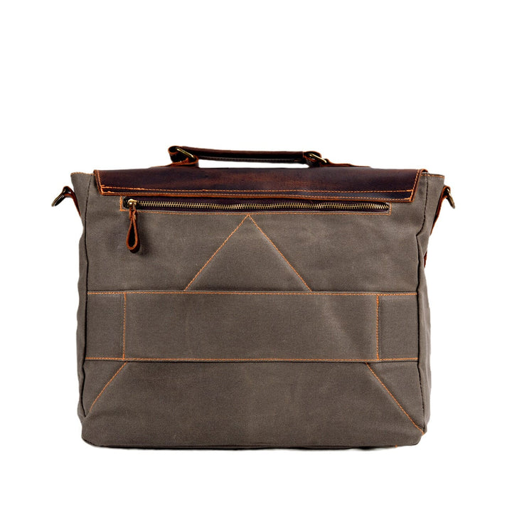 Vintage Lærred Skuldertaske | ANSEN