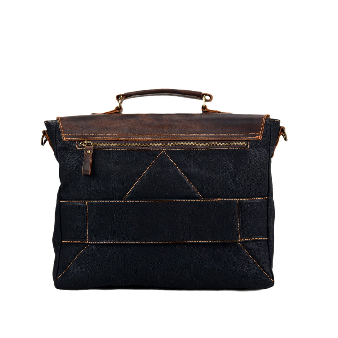 Vintage Lærred Skuldertaske | ANSEN
