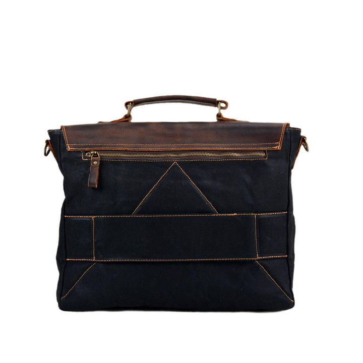 Vintage Lærred Skuldertaske | ANSEN