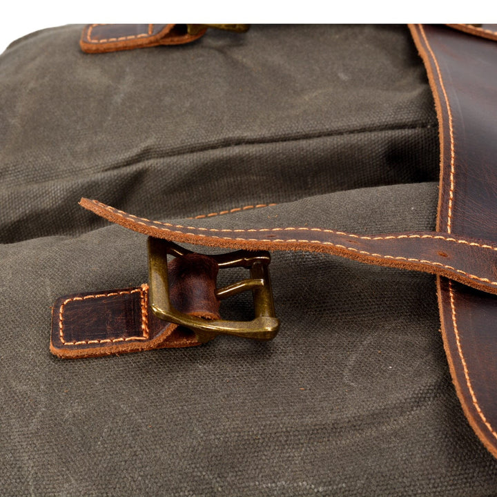 Vintage Lærred Skuldertaske | ANSEN