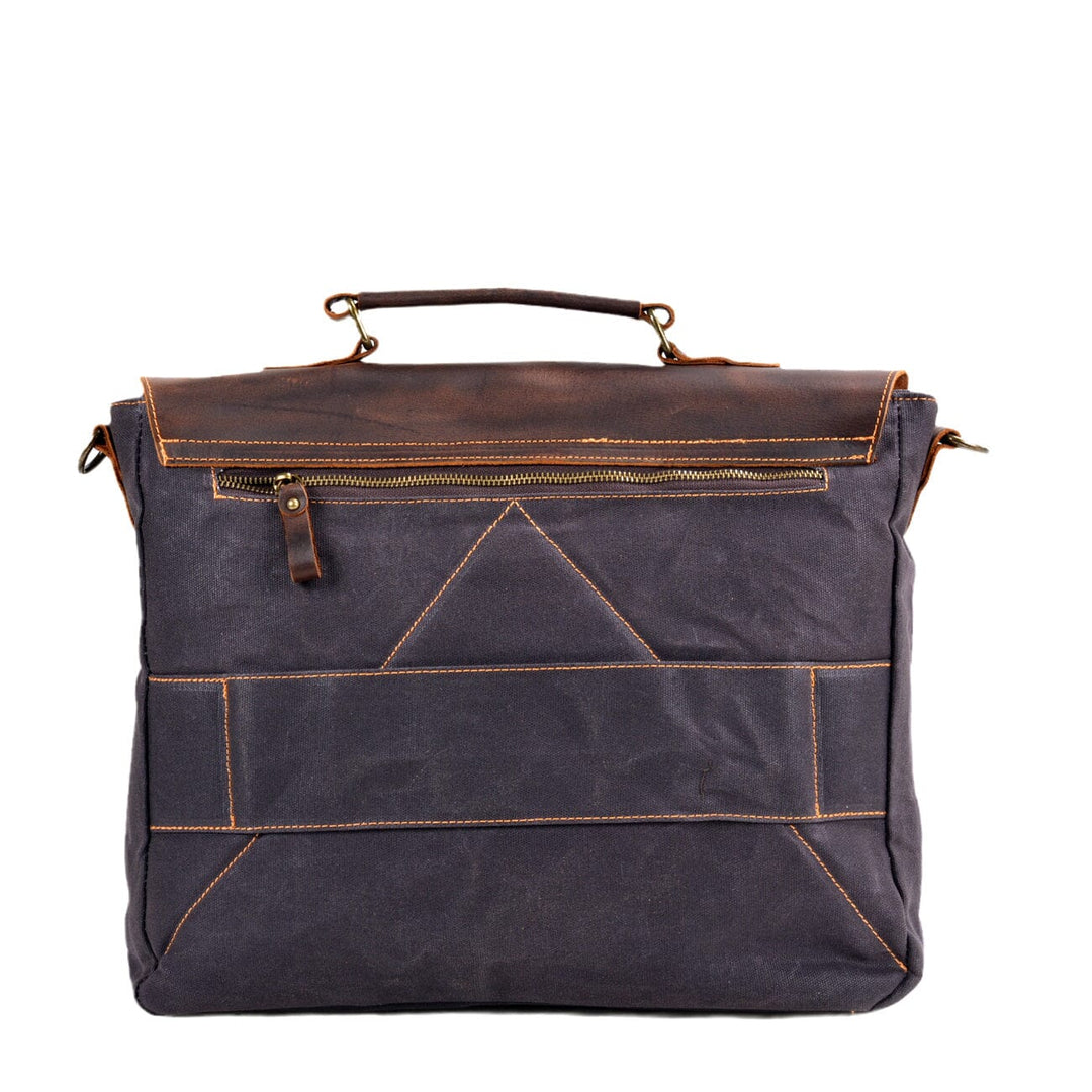 Vintage Lærred Skuldertaske | ANSEN