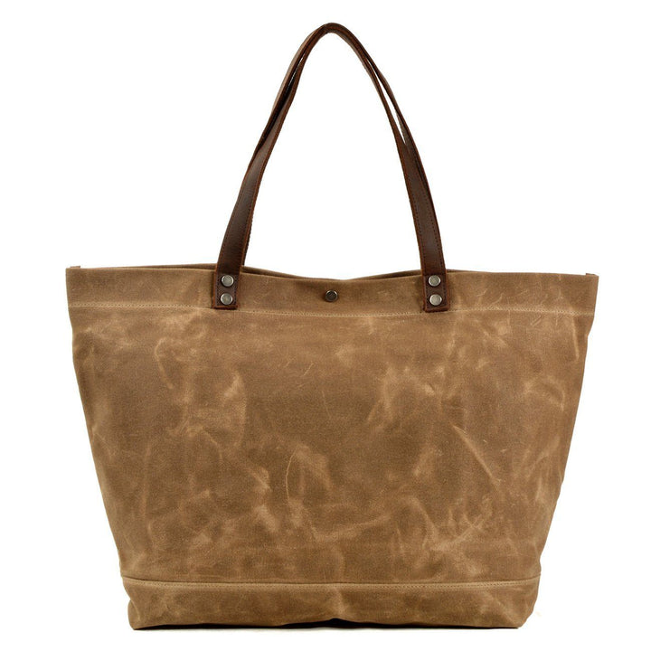Vasket Lærred Tote Bag | BOVEC