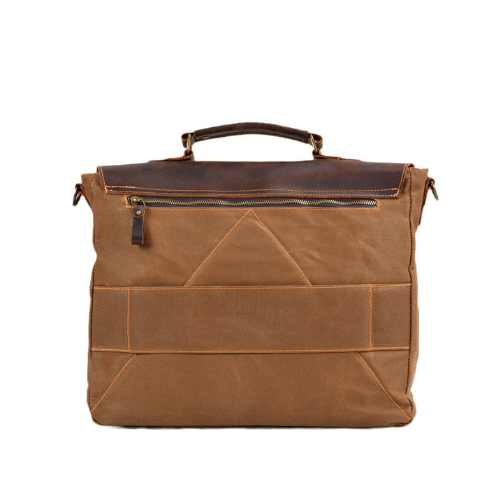 Vintage Lærred Skuldertaske | ANSEN