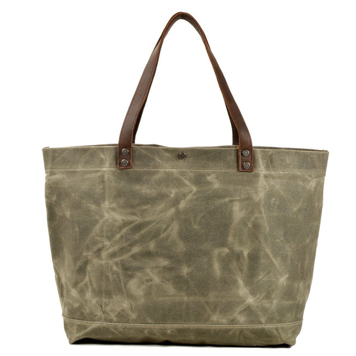 Vasket Lærred Tote Bag | BOVEC
