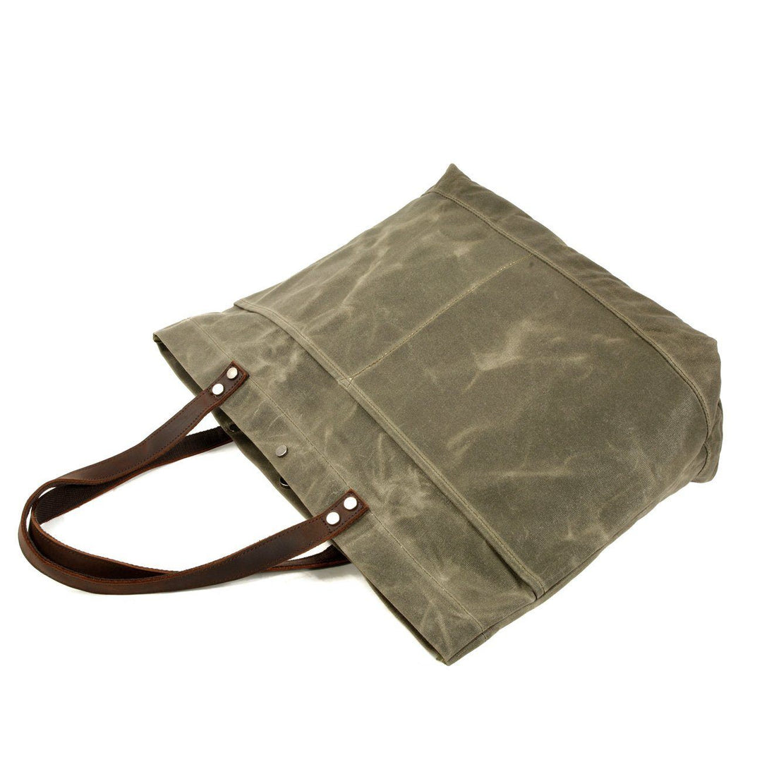 Vasket Lærred Tote Bag | BOVEC