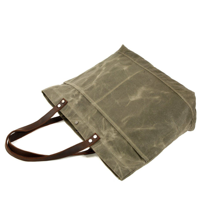 Vasket Lærred Tote Bag | BOVEC