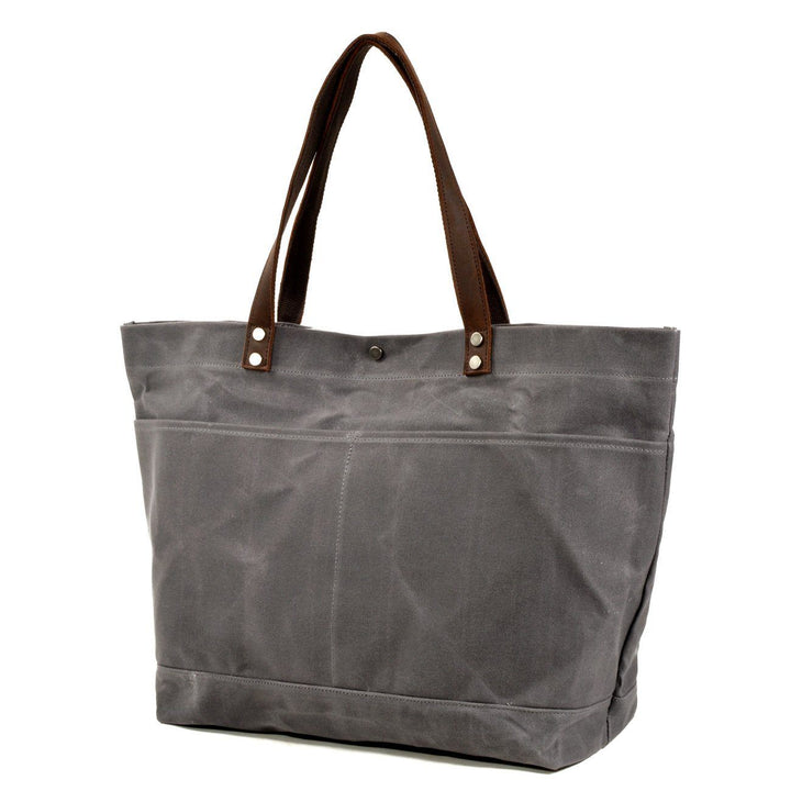 Vasket Lærred Tote Bag | BOVEC