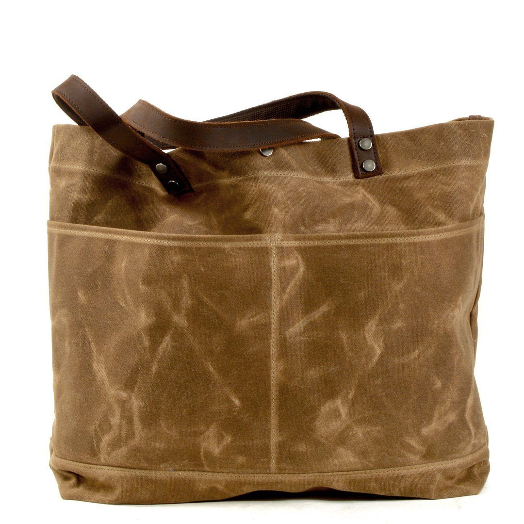 Vasket Lærred Tote Bag | BOVEC