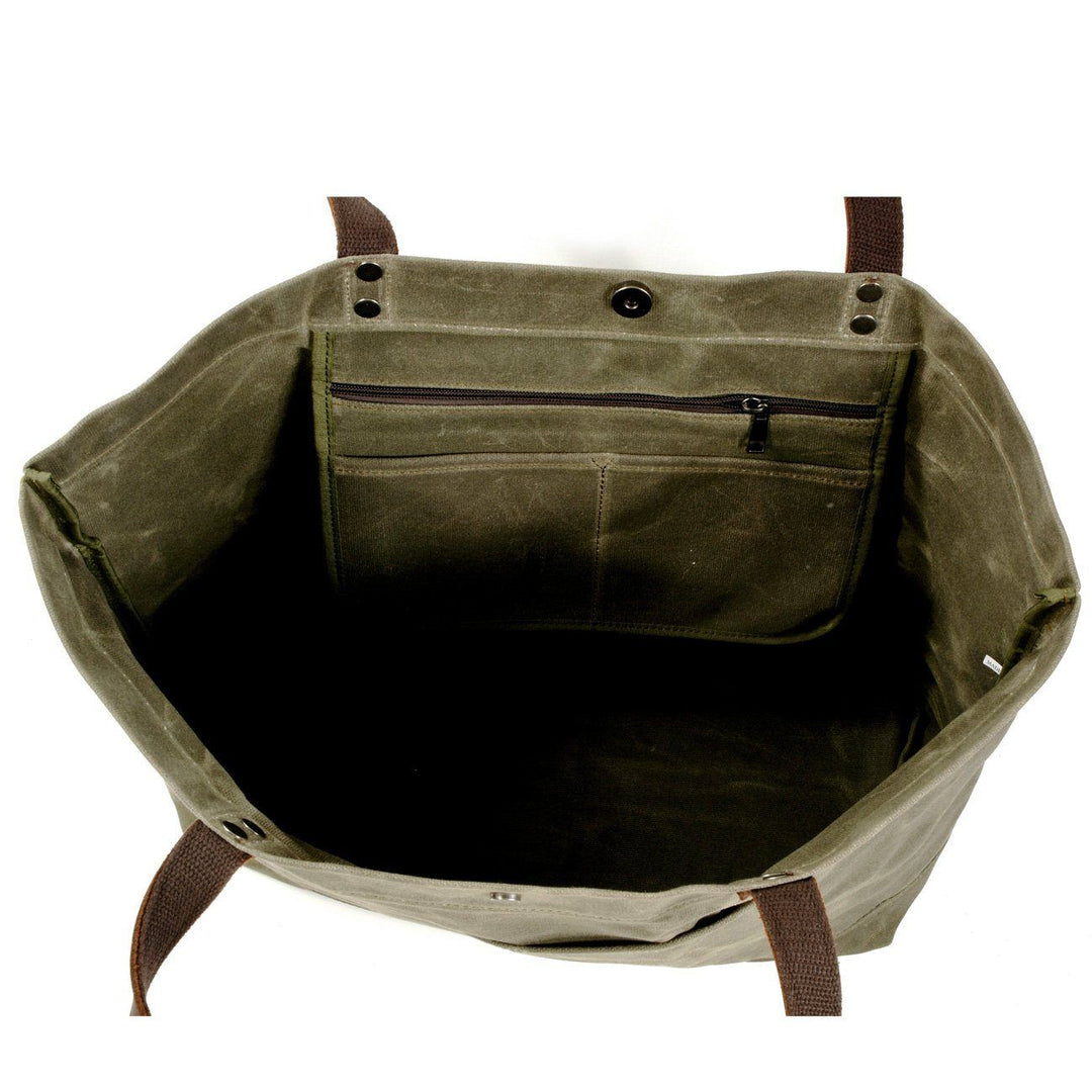 Vasket Lærred Tote Bag | BOVEC