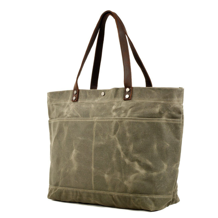 Vasket Lærred Tote Bag | BOVEC